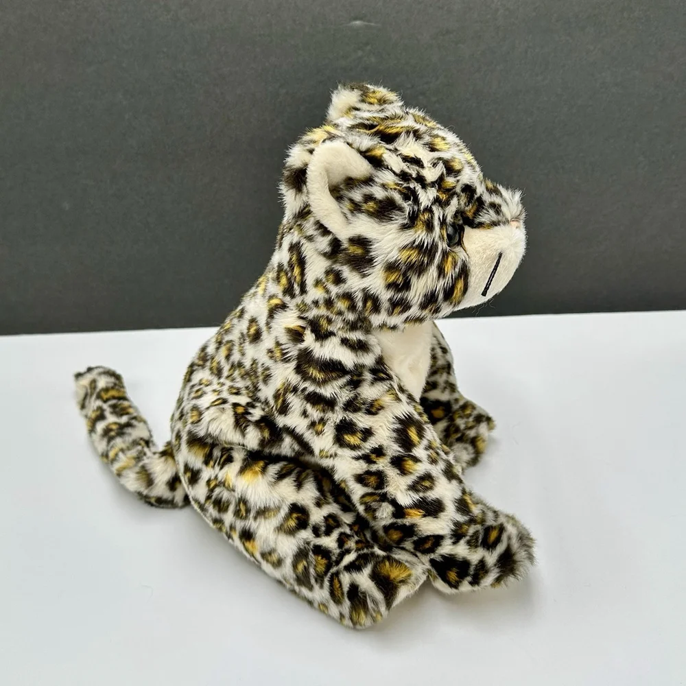 TY Beanie Buddies SNEAKY Leopard W/ Ear Tags Y2K 2000 Plush Stuffed Animal 12”